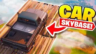Skybasing with CARS in Fortnite...