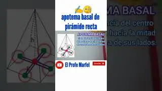 apotema basal de pir&aacute;mide recta #shorts #short #youtubeshorts #shortsvideo #shortsmaths #math #maths