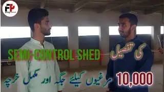 Controlled Shed In Pakistan 2020|| semi control shed of Chicken || Control shed Design