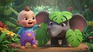Jungle Animals Hide & Seek Song 🌴🐾 | Animal & Counting Song for Kids | Nursery Rhymes & Baby Songs 🎶