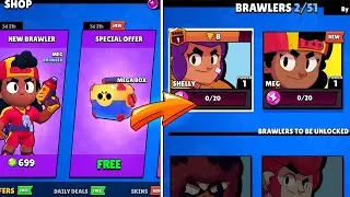 New Free Mega Box + Meg in a nutshell😍 Brawl Stars