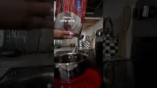 #cherry #coffee #syrup #homemadecoffee #homemadecoffeesyrup #morningroutine #lattesyrup
