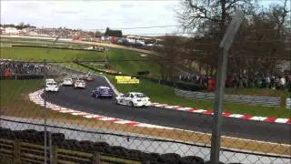 Matt Neal Crash at Brands Hatch  3rd April 2011