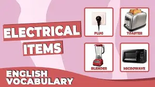 Identify Electrical Items: English Vocabulary with ESL Review