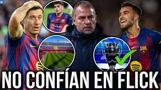 JUGADORES DESCONTENTOS CON LA PREPARACI&Oacute;N DE FLICK, FINAL DE CHAMPIONS EN EL CAMP NOU, ERIC GARC&Iacute;A