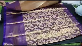 beautiful one gram gold saree