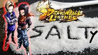 *WARNING: I GET SALTY.....* Using LF Android 17 & 18 in PVP | Dragon Ball Legends