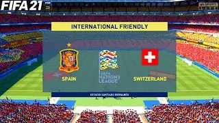 FIFA 21 | Spain vs Switzerland - Nations League - Full Match & Gameplay