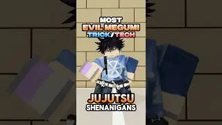 JJS Evil Megumi Tech (Jujutsu shenanigans) #jujutsushenanigans #roblox #shorts