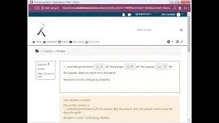 How to create the Moodle 'Select Missing Words' question type using Moodle2Word template