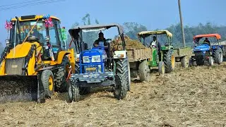 Jcb 3dx Plus Xpert Backhoe Machine Loading And Unloading Swaraj Eicher John Deere Sonalika Tractor