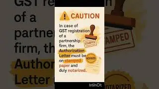 ⚠️⚠️ Authorization letter in case of GST Registration. #gstnotice #gstnoticereply #gstregistration