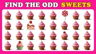 Find the Odd Emoji Out - Sweet Dessert Edition 🍩🍰🍫 | Fun Food Emoji Quiz!