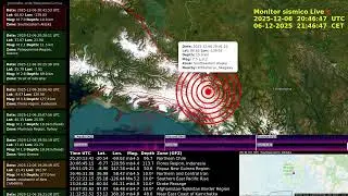 #Southeastern #Alaska Mw 6.92 #earthquake Depth 10.0 km 2025-12-06 20:41:50.83 UTC 60.335N 139.494W
