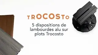 5 dispositions de lambourdes alu sur une t&ecirc;te de plot Trocosto