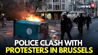 LIVE | Belgium Faces Massive Protests Over Pension Reforms | 80,000 March in Brussels | N18G