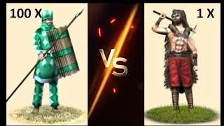 Can 100 Eastern Infantry units beat a cornered Berserker unit?