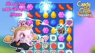 Level 254 Candy Crush Friends Tiffi The Vampire.