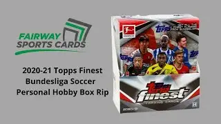 2020-21 Topps Finest Bundesliga Soccer Hobby Box Opening