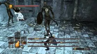 Dark Souls II NG Ruin Sentinels with Mirrah Greatsword.