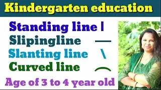 Tracing lines for kid standingline, sleepingline slantinglines,curvedlines.