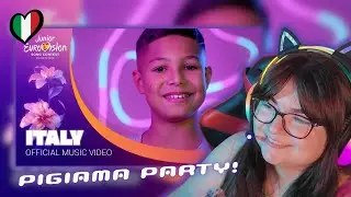 Simone Grande - Pigiama Party | 🇮🇹 Italy Junior Eurovision 2024 | SPANISH REACTION