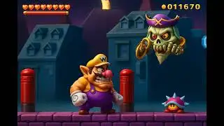Wario Land 4 OST Music - Crescent Moon Village (1960s Rock Cover)
