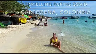 CAN YOU TRAVEL DURING COVID? CARTAGENA, COLOMBIA. Sunset Booze Cruise & Playa Tranquila - Part 2