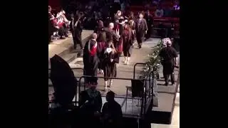 Graduation Backflip Fail