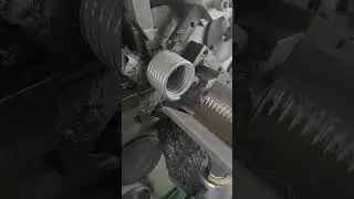 Roller shutter door spring making machine #shorts