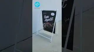 Swinging A-frame #shorts #aboard #display #sign
