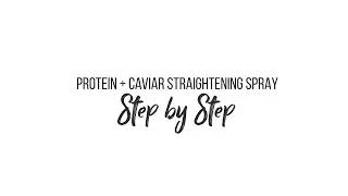 Amazon Keratin | Protein + Caviar Straightening Spray | Step by Step