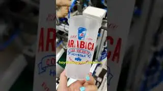 MultiColor Plastic PP Cup Screen Printing Machine Paper Cup