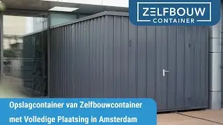 Opslagcontainer van Zelfbouwcontainer met Volledige Plaatsing in Amsterdam. #opslag #container