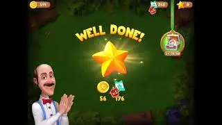 Gardenscapes Level 3295 With No Boosters - Houseboat: New Anchor