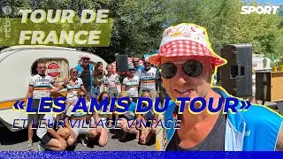 Jo déplace son village vintage sur les routes du Tour de France