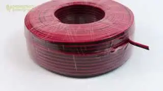 ROLLO CABLE DE ALTAVOZ TIPO ROJO Y NEGRO PEPEGREEN &reg;