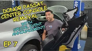 VW Passat CC center console removal. Ep 7