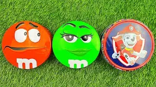 Satisfying Video | Unboxing Skittles and Rainbow M&M'S Candy From Colorful Boxes ASMR