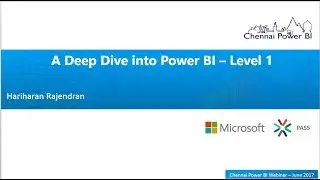 A Deep Dive into Power BI - Level 1
