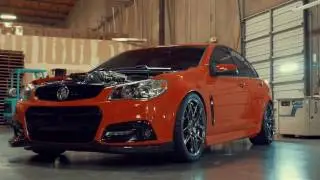 Chevy SS Show & Go on ACE Flowform AFF02 Black Chrome