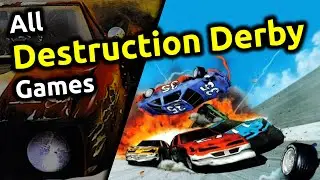 All Destruction Derby games in the Series - Gameplay Peek