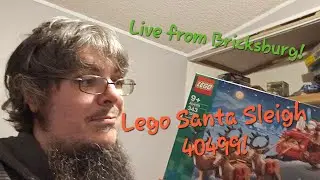 Live From Bricksburg! 40499 Santa Sleigh Build! #lego #livestream #Christmas (12/17/25)