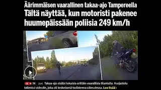 Huumemotoristi poliisia pakoon Treella 2016