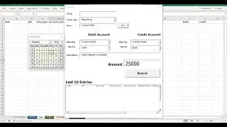 Excel Accounting automation, General Journal Entries, Ledger, Trial Balance | Bookkeeping Software