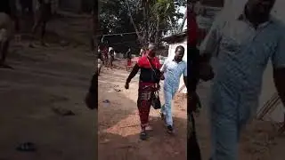 Maghumba masque traditionnel du Gabon,PK12, chez Dipingou