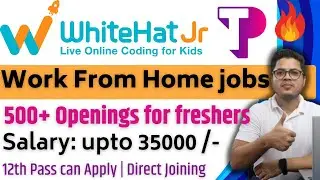 Work From home jobs for 12th Pass | 12th Pass jobs 2021 | Work from home jobs for freshers 2021