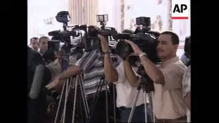 EGYPT: MUBARAK PERSUADES SYRIA TO RESUME PEACE TALKS WITH ISRAEL