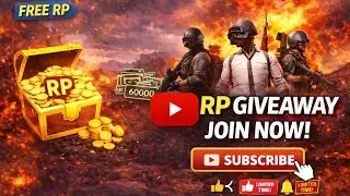 BGMI FREE RP GIVEAWAY 🔥 | 100% Real RP | Join Now 😍