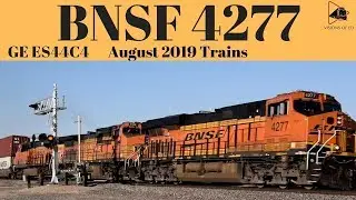 Railfanning 2019 / Westbound Intermodal Train ES44C4 BNSF 4277